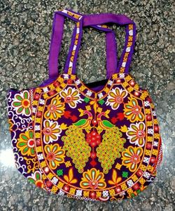 Sac à main vintage Banjara pour femme, fait main, broderie en tissu, fermeture éclair tendance, deux pièces pour fête, mariage, cadeau - Product Image 6