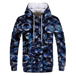 Venta al por mayor Personalización de alta calidad Sublimación completa Diseños de impresión Fleece Easy And Comfort PullOver Hoodies de manga larga - Product Image 2