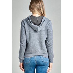 2026 <b>Women's</b> Basic <b>Zip</b> <b>Up</b> Fleece Hoodie <b>Jacket</b> Lightweight - Product Image 4