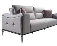 Ensemble de canapés convertibles modernes en bois, vente en gros directe d'usine, mobilier de salon simple et élégant pour la maison, l'hôtel et la salle à manger