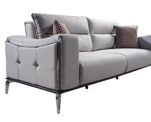 Conjunto de sofás de madera convertibles modernos de fábrica al por mayor, muebles de sala de estar sencillos e impresionantes para el hogar - Product Image 4