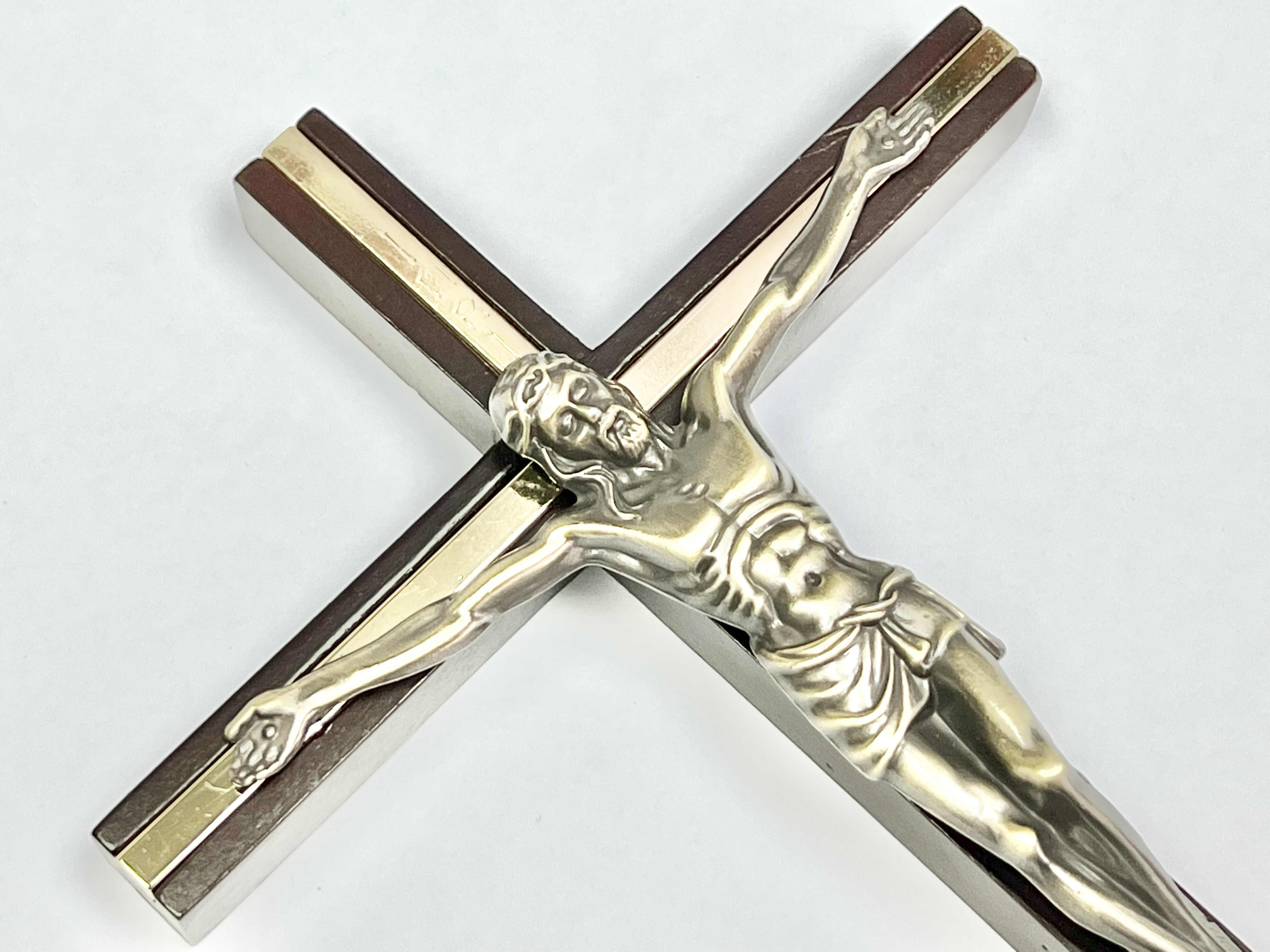 十字架 木製十字架 イエス キリスト 吊り下げ式 宗教的 感動的な INRI