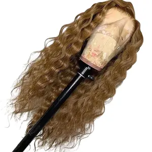 Buy Honey Blonde Human hair Wigs 24 Inch Light Brown Curly Full Lace Wig for Women By Oriental Hairs Manufacture in India