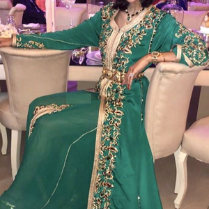 ELEGANT---CAFTAN para fiesta y boda, vestido impresionante con estilo embellecido en cuentas de cristal, trabajo de piedra = 2021 - Product Image 1