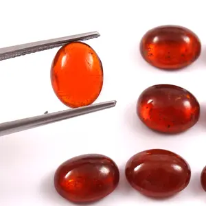 Cabochon in cianite arancione naturale misura mm Cabochon in cianite arancione di alta qualità per realizzare gioielli