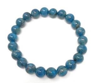 Amuletos de apatita azul de alta calidad para la fabricación de joyas, pulsera de piedra con cuentas, joyería de moda de cristal, regalo para hombres y mujeres, energía - Product Image 6