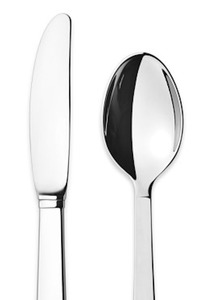 ชุดช้อนส้อมแบน5ชิ้นกล่องของขวัญชุดช้อนส้อมอเนกประสงค์สำหรับบ้านร้านอาหารโรงแรม - Product Image 3