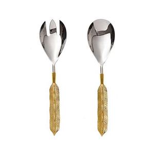 Best Selling Copper Coated <b>Kitchen</b> <b>Utensils</b> <b>Stainless</b> <b>Steel</b> Set Best Selling Unique Flatware Modern Handle - Product Image 3