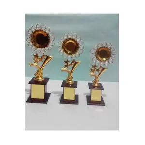 Metal Trophies for Student Collage Institute Events Award Trophy Gift Home and Office Decoration modern Crystal School Award