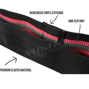 Bandes de résistance pour femmes, en tissu, exercices de renforcement des hanches - Product Image 2