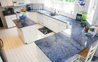 Granite bleu Azul Bahia poli pour la décoration murale