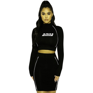 Popular ropa Casual malla reflectante costura ropa deportiva niñas reflectante Fitness traje de Yoga traje - Product Image 3