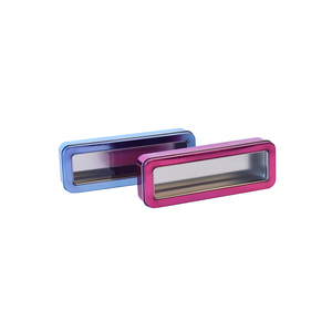 आयताकार क्रिसमस टिन उपहार बॉक्स स्पष्ट कुकी टिन धातु खिड़की टिन बॉक्स स्पष्ट खिड़की के साथ - Product Image 6