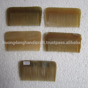 Hot sale luxury promotional buffalo - horn hair comb made in Vietnam - Product Image 1