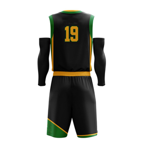 Ropa deportiva juvenil personalizada, conjunto de uniforme de baloncesto de diseño - Product Image 4
