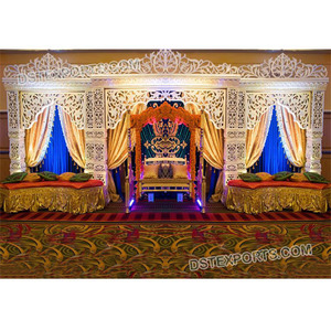 Stylish Muslim <b>Mehndi</b> Sangeet Stage Arabian Sangeet Ceremony Stage & Swing Muslim <b>Mehndi</b> Sangeet Stage Setup - Product Image 1