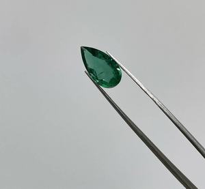 Esmeralda de 3,94 quilates de corte de pera zambiana Natural de calidad superior para la fabricación de joyas mejor y de alta calidad - Product Image 2