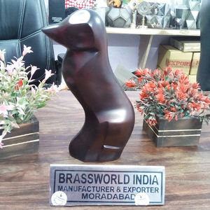 Estatua de latón para cenizas de perro, urna de cremación, suministros funerarios - Product Image 2