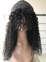 Rambut Remy Mongolia Kualitas Terbaik Keriting Ikal 22 Inch Wig Rambut Asli Virgin Harga Grosir Mesin Double Weft Anti Kusut 10A