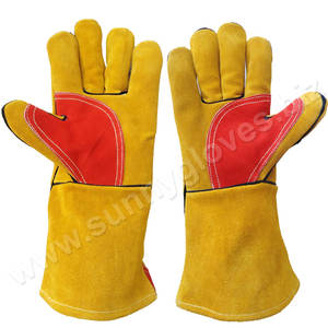 Prime Anti-Heat <b>Welding</b> <b>Gloves</b> with Reinforced Thumb & Palm Featuring Aramid Thread Protection - Product Image 6
