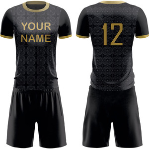Uniforme de fútbol personalizable de alta calidad con diseño único Tecnología de corte automatizado Personalice el logotipo de nombre de su equipo - Product Image 2