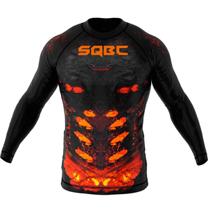 Compression Shirts Long Sleeve <b>BJJ</b> & MMA Rash Guard for Unisex-Stretch Quick Dry OEM Service Spandex/Polyester - Product Image 5