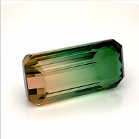 IGI a certifié 16mm 18mm pierre naturelle de Bio-Tourmaline octogone à facettes coupe Rare pierre précieuse en vrac chauffée au prix d'usine en gros