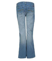 Nouveau Jean Femme Coupe Slim Élastique Taille Haute Uni Vintage Respirant Coupe Bootcut Jambe Étroite Vente en Gros Usine Personnalisable