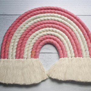 แฮนด์เมด เอสเซนเชียลส์ ฟรุตพันช์ - ของตกแต่งบ้านสีชมพูสดใสสำหรับแขวนผนัง - Product Image 1