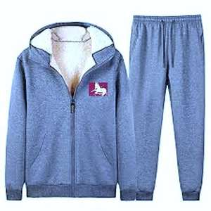 เสื้อกันหนาวผู้ชาย,ชุดกางเกงวอร์มมีฮู้ดสำหรับผู้ชาย - Product Image 3