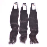 Vente en gros de tissages de cheveux humains 100% naturels de grade 11A, cheveux vierges super double drawn, cheveux raides pour femmes, cheveux humains bruts brésiliens de grade 10A Mink
