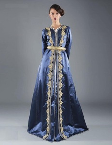 NOUVELLE BRODERIE DE DESIGNER TENDANCE AVEC BEAU travail ZARI SUR ROBE CAFTAN AVEC POUR FÊTE ET MARIAGE @ 2024 - Product Image 1