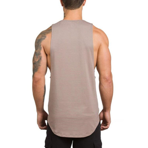 Camiseta sin mangas lisa de alta calidad para hombre, camiseta sin mangas transpirable para gimnasio y Fitness, venta al por mayor, 2022 - Product Image 6