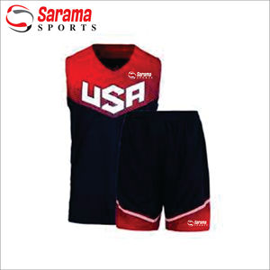 Ensembles uniformes de basket-ball Hot Athletic 2026 ODM OEM uniformes de basket-ball personnalisés en gros avec logos personnalisés, - Product Image 1