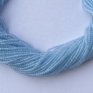2mm 4mm Naturel Micro Topaze Bleue Pierre Pierres Précieuses À Facettes Perles Brins Cordes Du Fabricant En Ligne Inde Alibaba Régulier - Product Image 5