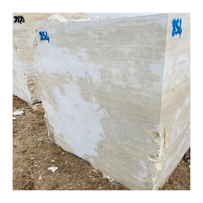 Marble Block Block White Marble Travertine High Quality Natural White Turkey Marble Stone Block