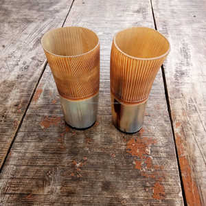 ที่มีคุณภาพที่ดีที่สุดของมือแกะสลักไวกิ้งดื่มฮอร์นถ้วย/แก้ว - Product Image 6