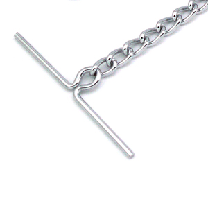 Cadena de acero inoxidable 304 para perros, duradera, con asa en T - Product Image 4