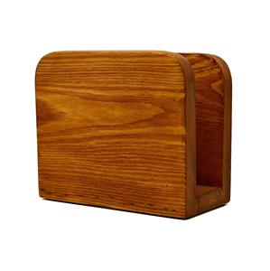 Porte-serviettes en bois avec forme ronde avec porte-serviettes pour tissu de restaurants d'hôtel de luxe tenant une utilisation décorative - Product Image 5