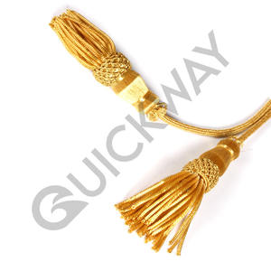 Meilleure vente Tassel Cincture avec noeud rond Corde pectorale religieuse couleur or personnalisée Meilleure vente de qualité personnalisée - Product Image 1
