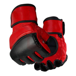 ถุงมือ MMA สำหรับนักกีฬาอาชีพ ปรับแต่งได้ ขนาด 6oz 8oz ทำจากหนัง สำหรับศิลปะการต่อสู้และมวย พร้อมโลโก้สั่งทำพิเศษ สวมใส่สบาย - Product Image 5