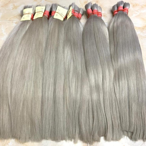 Cheveux vietnamiens crus populaires 2023 couleur #10.1 cheveux en vrac de 100% extension de cheveux vierges de haute qualité - Product Image 2