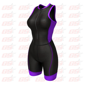 Quick Dry Women Cycling Sleeveless Skin Suit Running Speed Suit Cycling Triathlon - Product Image 1