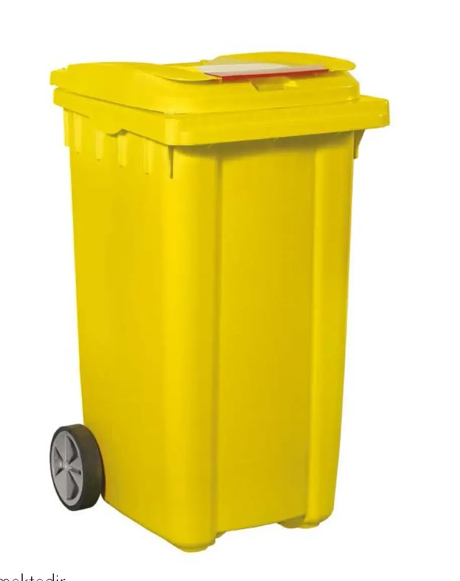 Poubelle plastique 240lt, conteneur de déchets, livraison gratuite