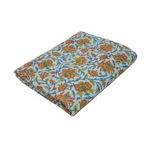 Indian 100% Cotton <b>Fabric</b> for Women Natural Floral Printed Lightweight Soft Breathable Accessory Dressmaking Woven Home Boys - Product Image 3