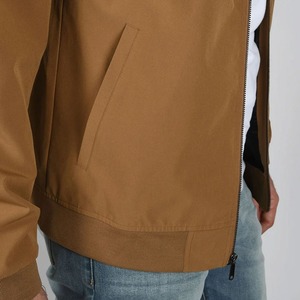 OEM Custom Logo Men's Clothing Bomber Jacket Wholesale Ribbing Cuff Lightweight Bomber Jacket - Product Image 6
