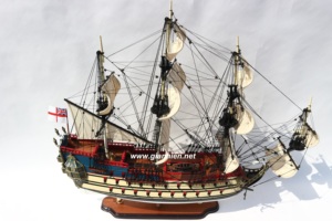 Bateau en bois LICORNE/LA LICORNE, modèle artisanal, art créatif - Product Image 6