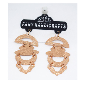 Pendientes huecos marroquíes 2023 para mujer, pendientes de gota de perla hipoalergénicos ligeros, joyería, Pendientes colgantes de lágrima - Product Image 6