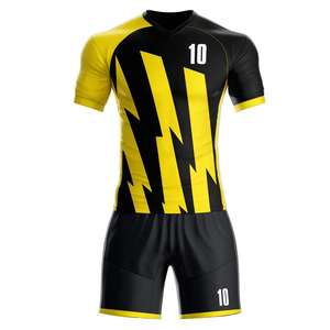 Gran oferta, kits de fútbol de poliéster 100% de alta calidad, uniformes de camiseta de fútbol impresos de alta calidad de Canleo International - Product Image 6
