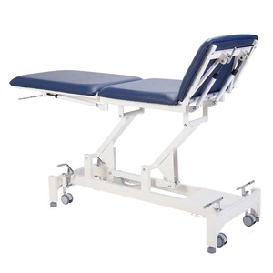 Mesa de Tratamiento Eléctrico de 3 Secciones EU25 con Construcción de PVC + Bobina Laminada en Caliente para Uso en Fisioterapia - Product Image 2